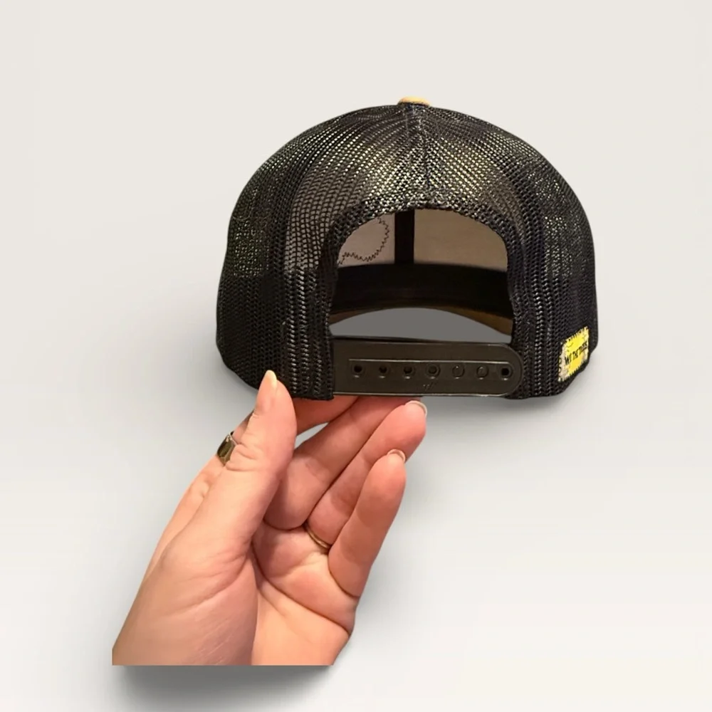 Alibi Ale Works Trucker Hat – Brown & Black Mesh (Adjustable)